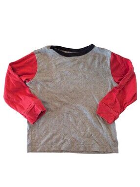 🍁2/$7🍁BABY GAP Playtime Favorites Grey And Red Long Sleeve Shirt